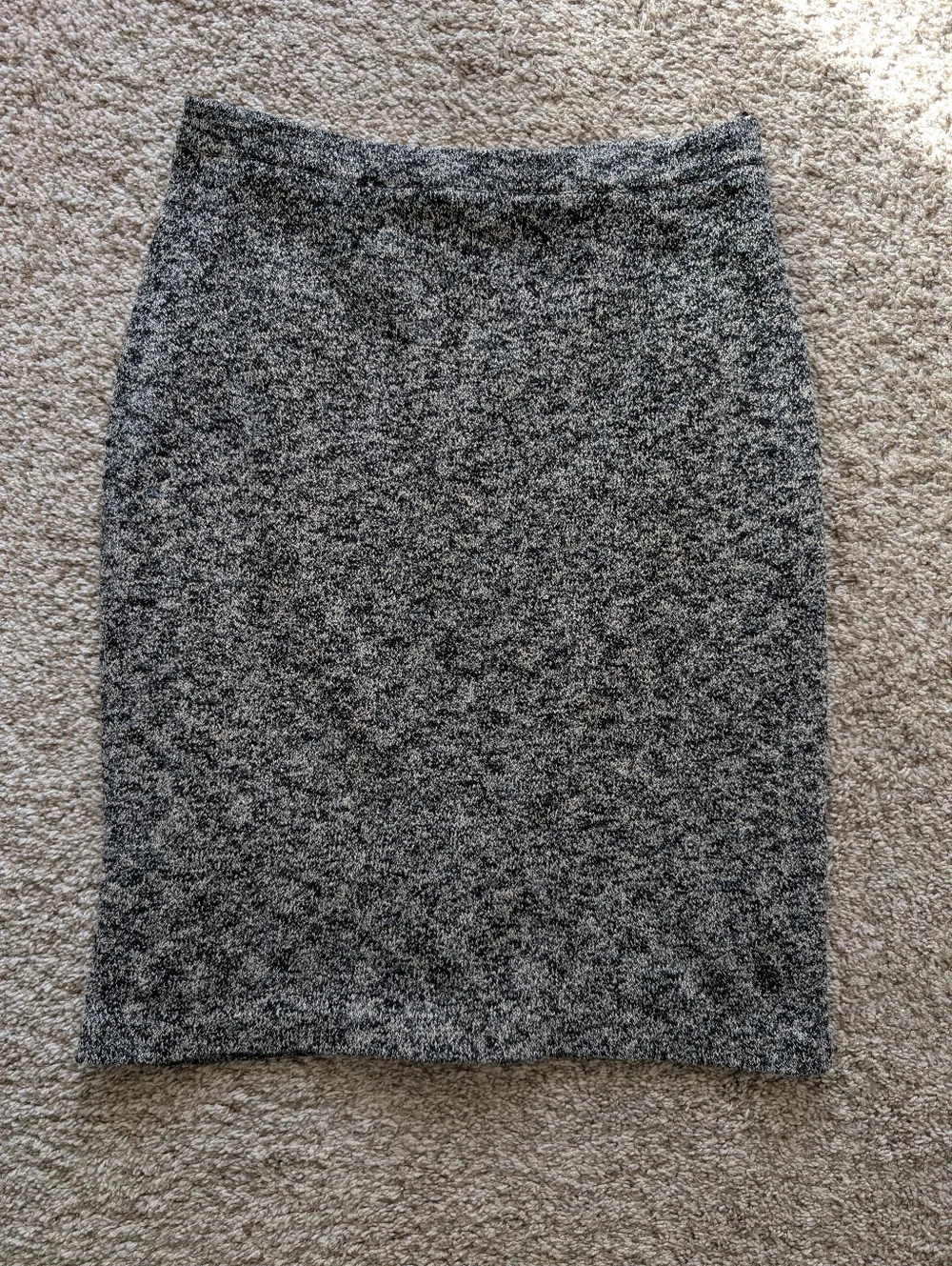 Pendleton Silk Blend Classic Black and White Knit Pencil Skirt Size‎ M Preppy